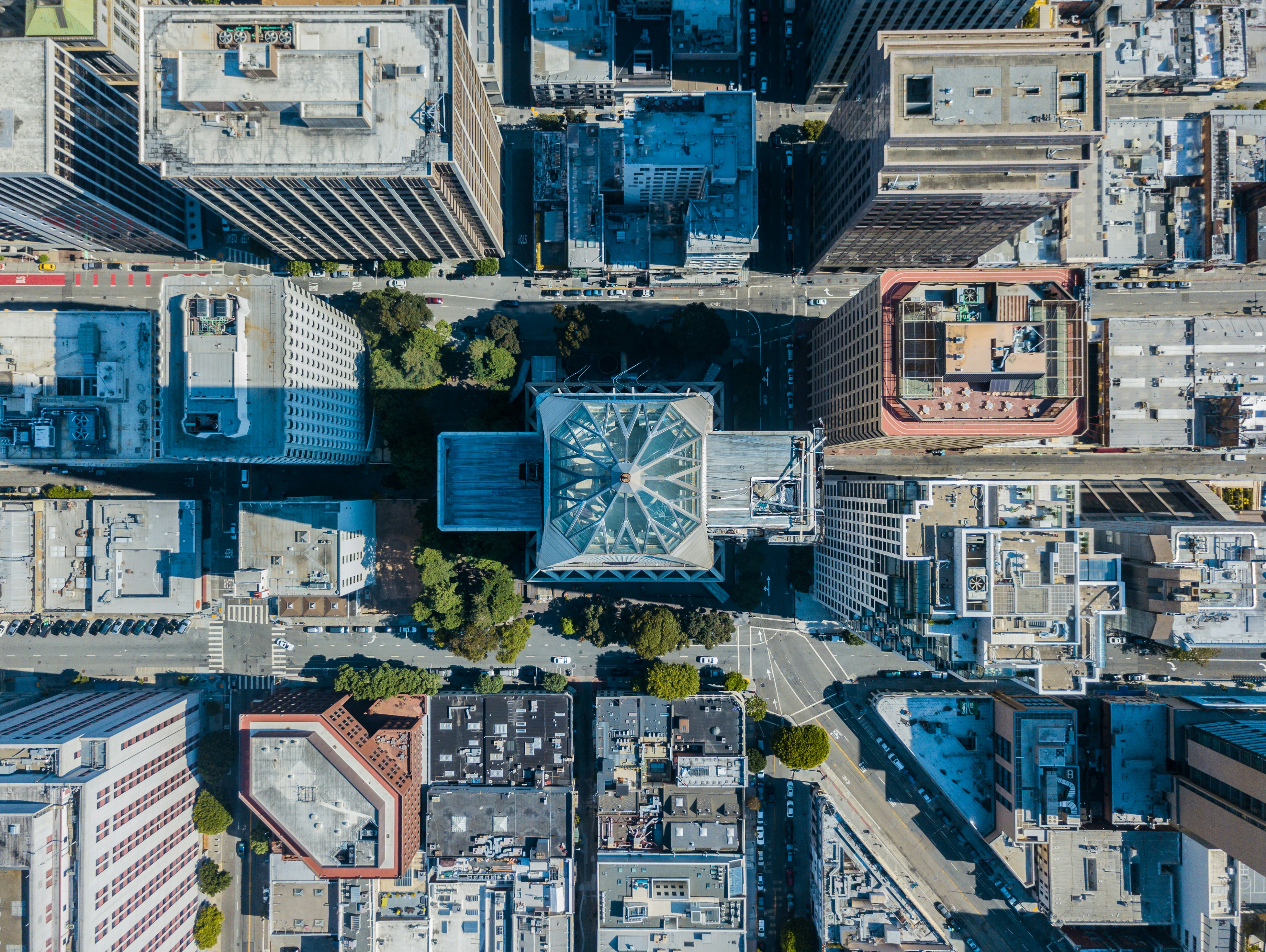Modern City Aerial